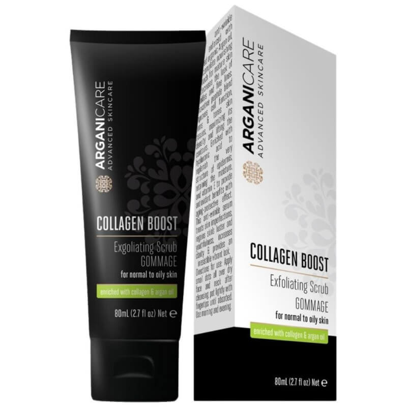 Peeling scrub voor het gezicht - Alle huidtypes Arganicare 80 ml