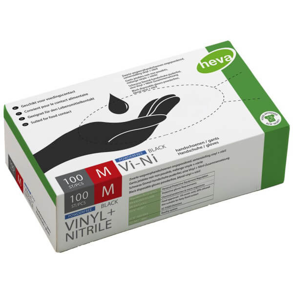 Boite de 100 gants vinyles taille M Boite de 100 gants vinyles taille M