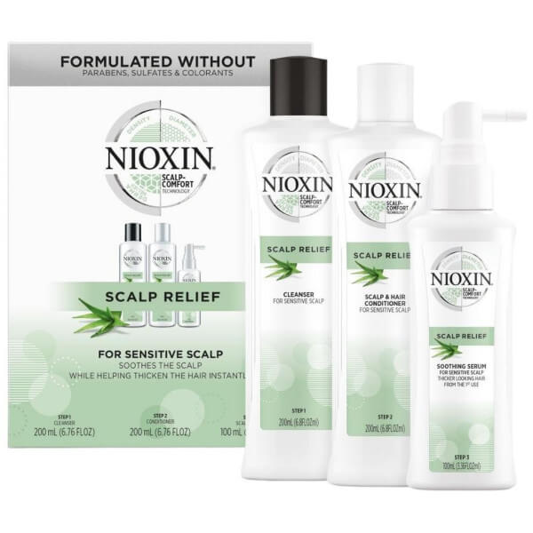 Nioxin kit per il sollievo del cuoio capelluto da 50ML