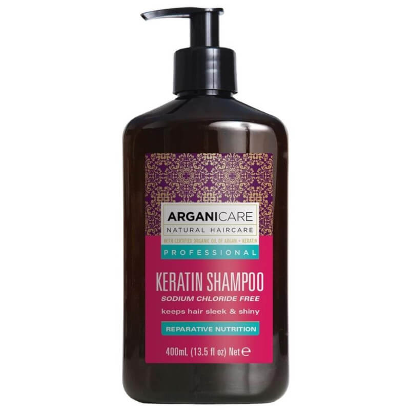 Herstellende en voedende shampoo Arganicare 400 ml
