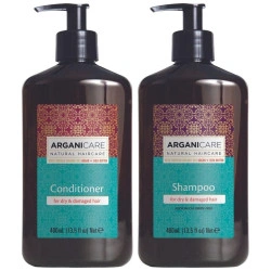 Caja Champú + Acondicionador de Argán Arganicare 400 ml