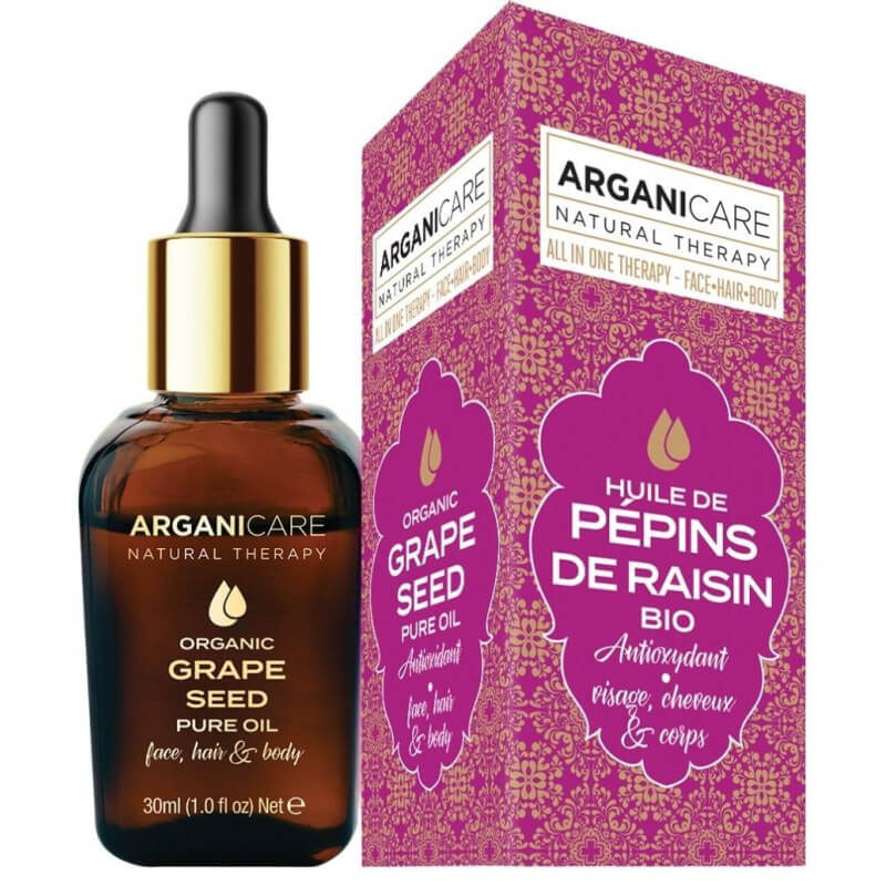 Aceite de pepita de uva orgánico 3-1 Arganicare 30 ml