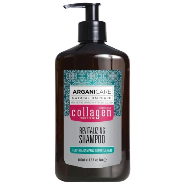 Energisierendes Shampoo - Feines, kraftloses und volumenloses Haar Arganicare 400 ml