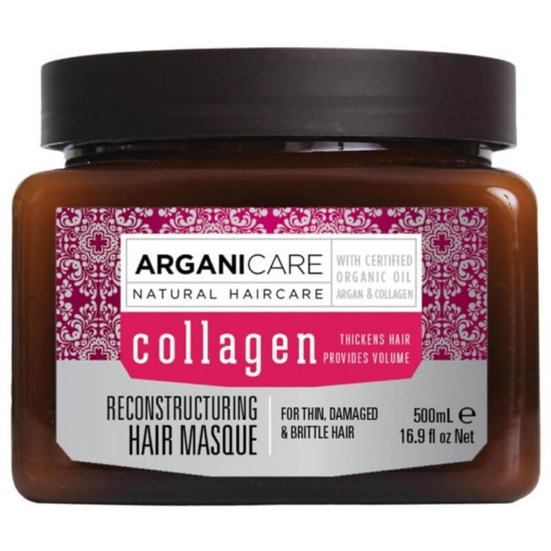Masque redensificante - Cabelos finos, desvitalizados e sem volume Arganicare 500 ml