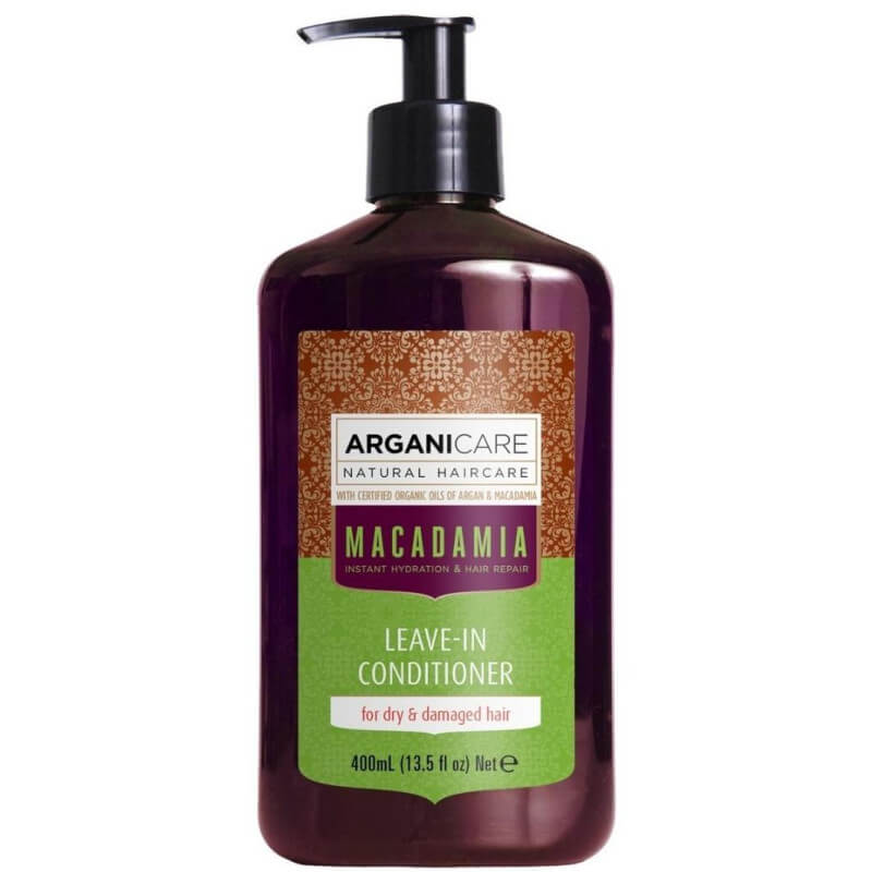 Crème verzorging zonder uitspoelen - Droog & beschadigd haar Arganicare 400 ml