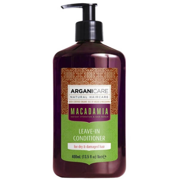 Crema de cuidado hidratante sin enjuague - Cabello seco y dañado Arganicare 400 ml