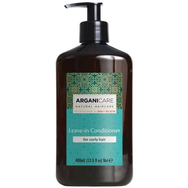 Tratamento hidratante sem enxágue para cabelos cacheados Arganicare 400 ml Tratamento hidratante sem enxágue para cabelos cacheados Arganicare 400 ml
