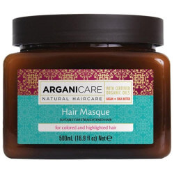 Máscara nutritiva para cabelos coloridos Arganicare 500 ml