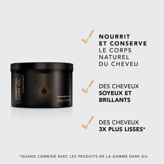 Masker Dark Oil SEBASTIAN 500ML