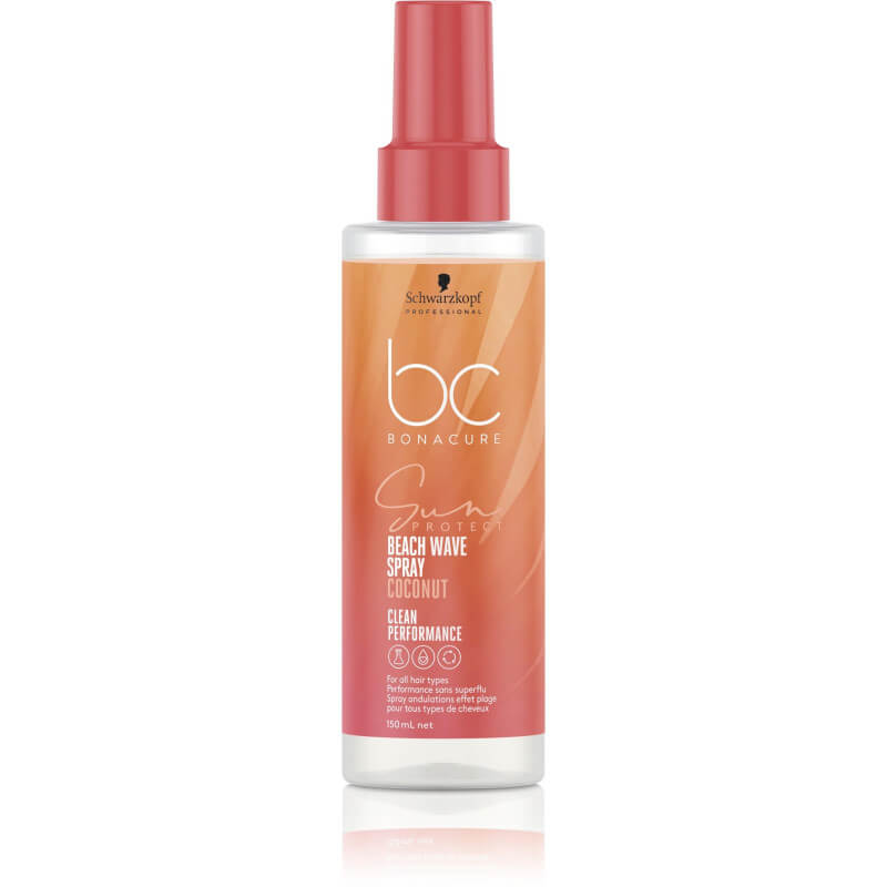 Spray de ondas com efeito de retorno da praia Bonacure Sun Schwarzkopf 150ml.