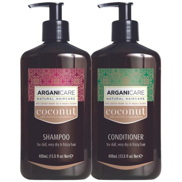 Coffret Shampooing + Conditionner Coco Arganicare 400 ml