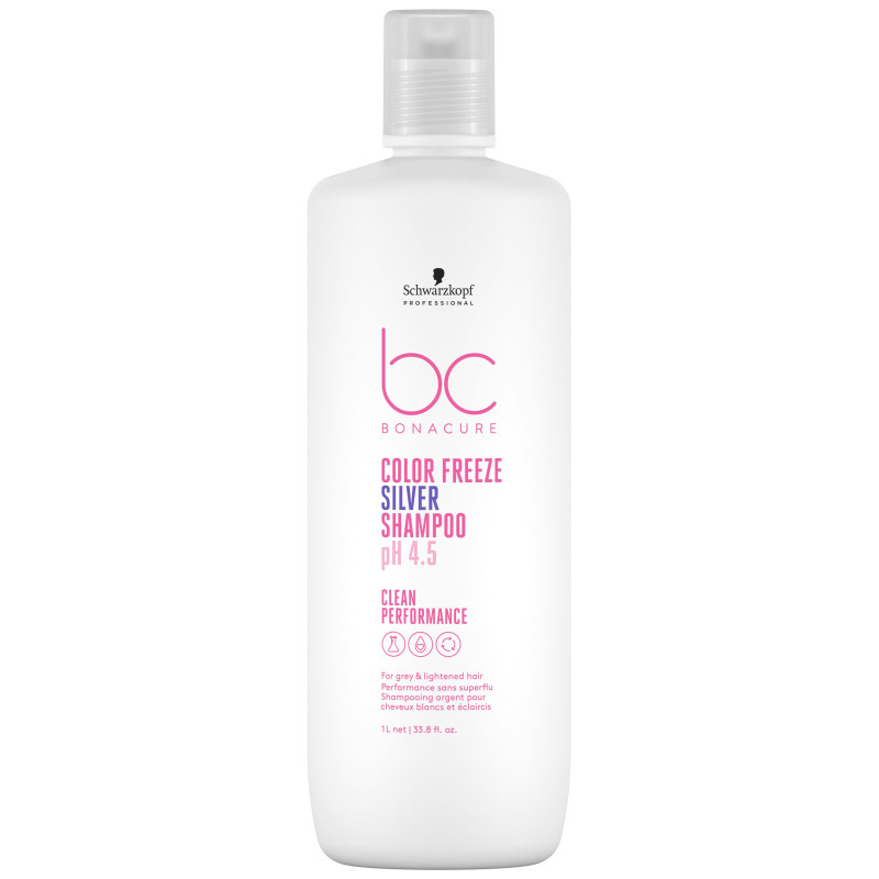BC pH4,5 COLOR FREEZE Shampoo micellare Silver 1L