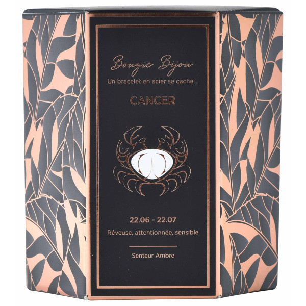 Stella Green cancer jewel candle
