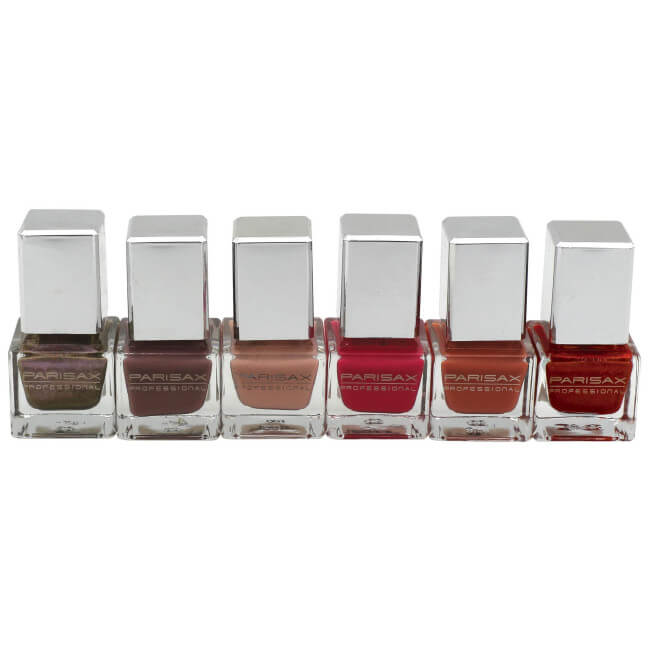 Set mit 6 Nagellacken von Dressing Parisax Professional.