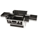 Valise crocodile noire 2 niveaux Parisax Professional