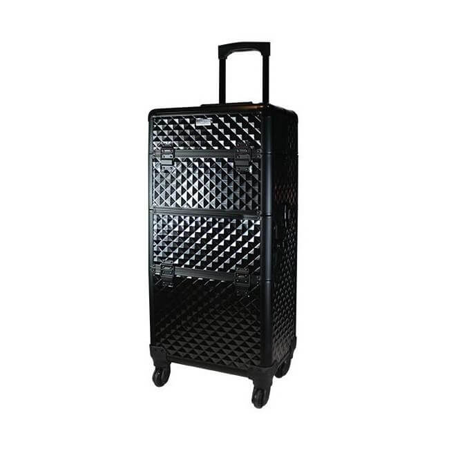 Aluminium koffer Diamond zwart van Parisax Professional.