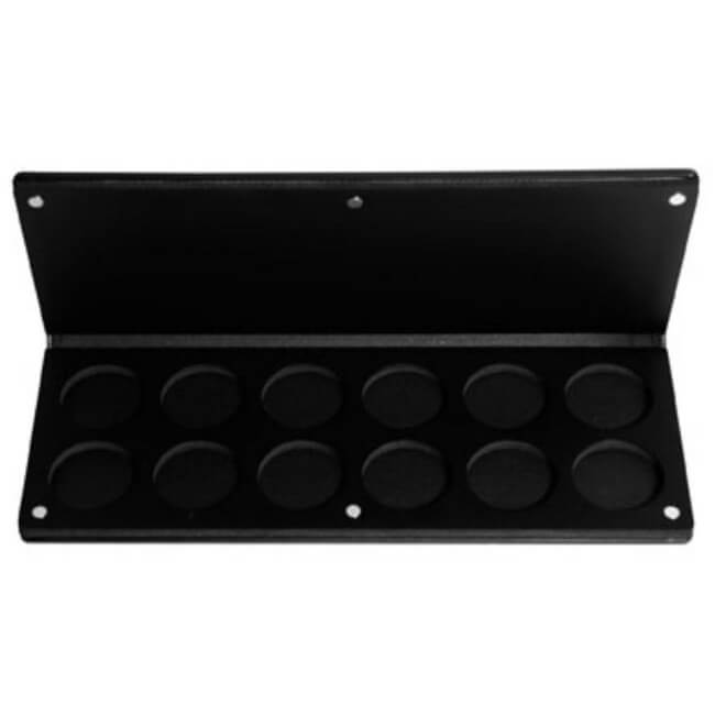 Paleta magnética com 12 recipientes Parisax Professional Paleta magnética com 12 recipientes Parisax Professional