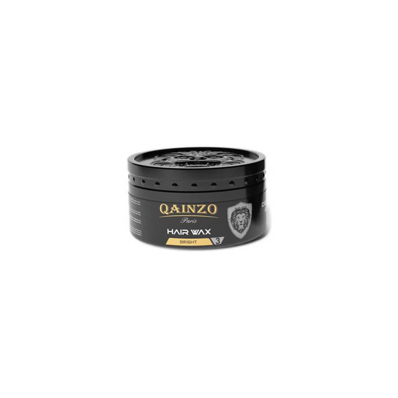 Qainzo cera modeladora mantém o cabelo flexível e com efeito brilhante pote 150 ML