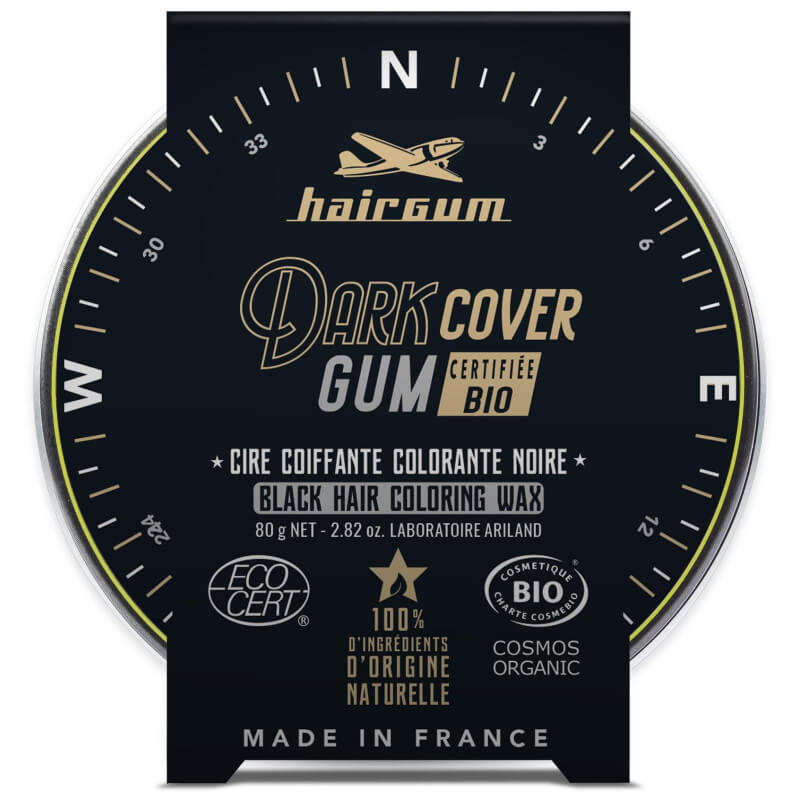 Zwarte haarwas Hairgum 80g