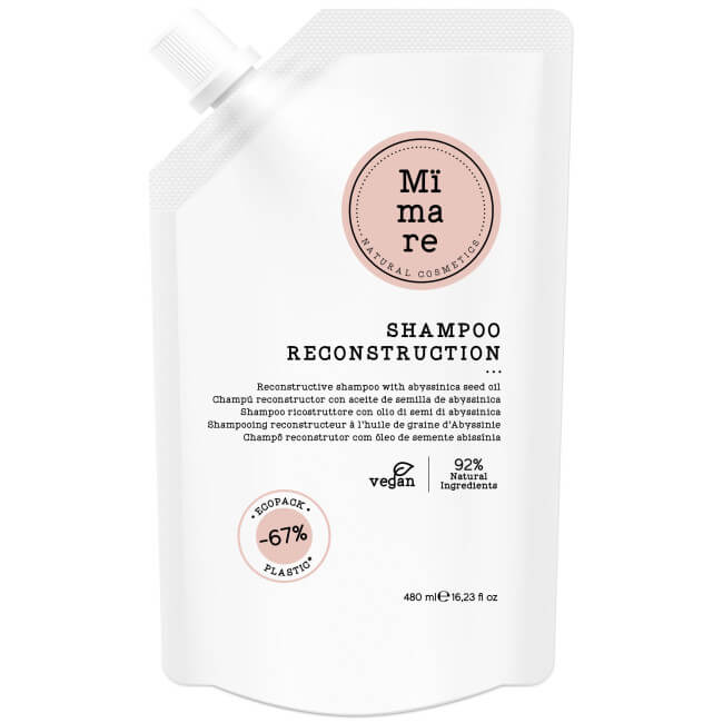 Voedende reconstructieve shampoo van Mïmare 480ML