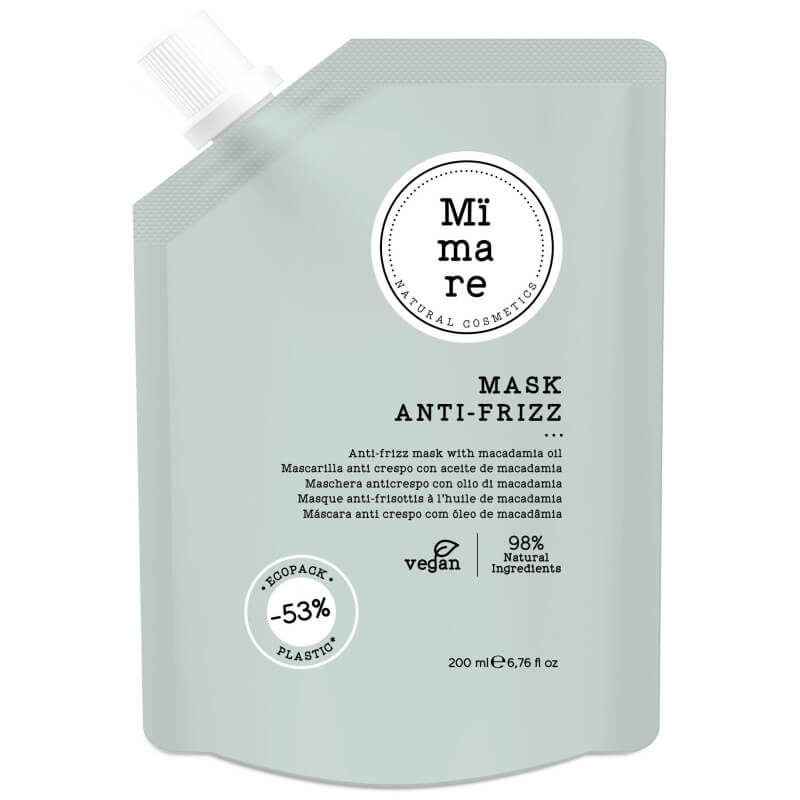 Máscara anti-frizz para cabelos rebeldes Mïmare 200ML