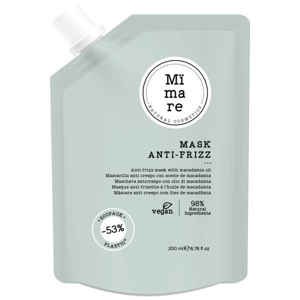 Mascarilla antiencrespamiento para cabello rebelde Mïmare 200ML.