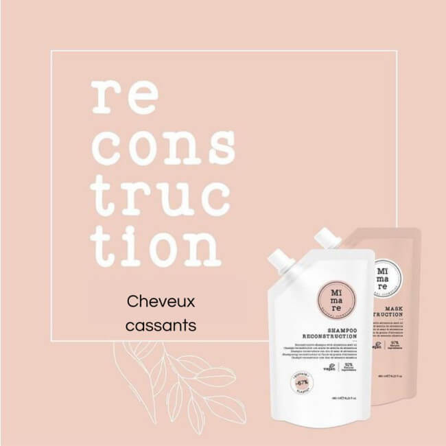 Voedende reconstructieve shampoo van Mïmare 480ML