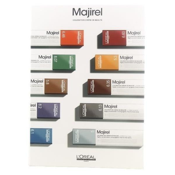 Majirel color chart