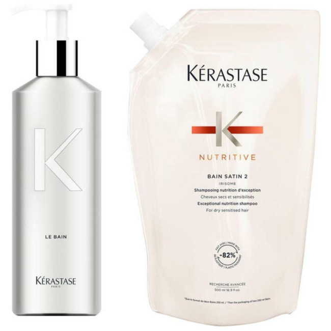 Bath Satin 2 Nutritive Kérastase Dry and Sensitized Hair 500 ML