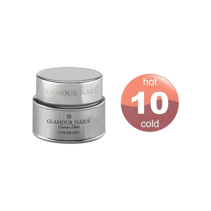 Gel de cor glamour quente e frio 10 5ML