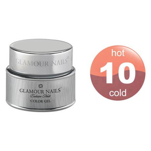 Gel de cor glamour quente e frio 10 5ML Gel de cor glamour quente e frio 10 5ML