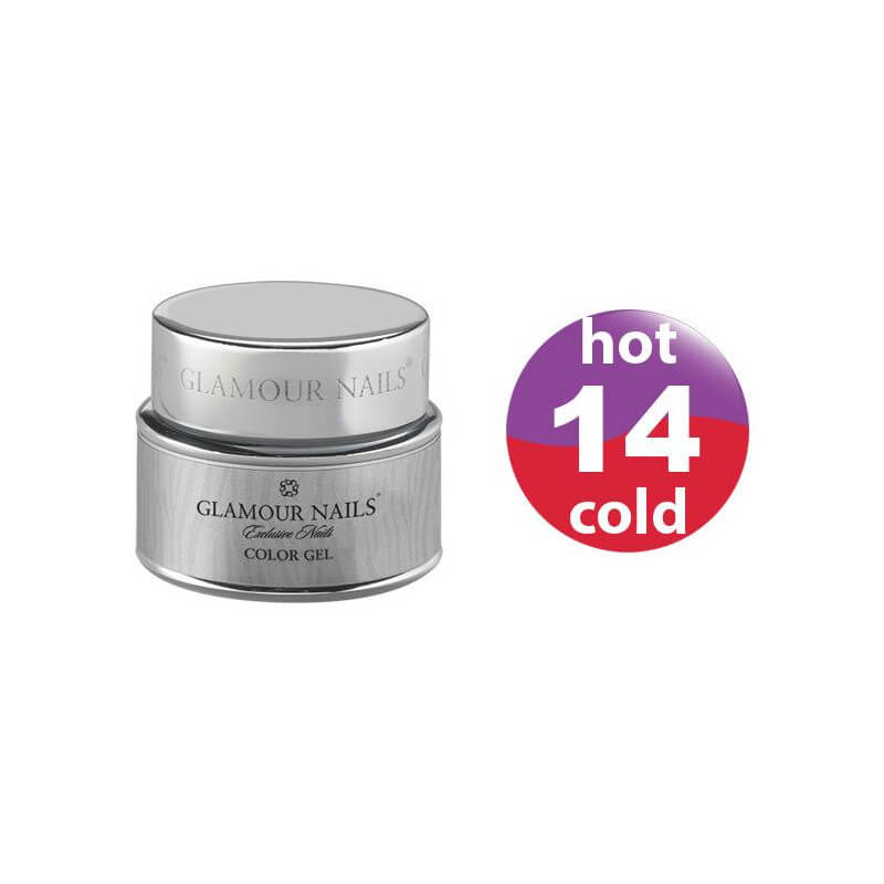 Gel de cor Glamour quente e frio 14 5ML