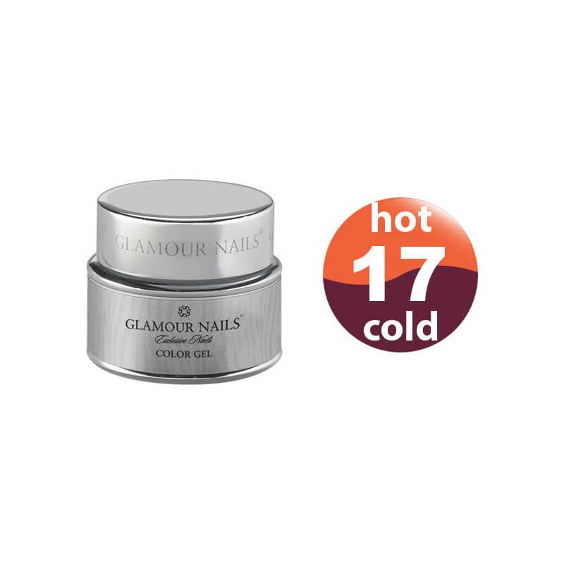Gel de cor Glamour quente e frio 17 5ML