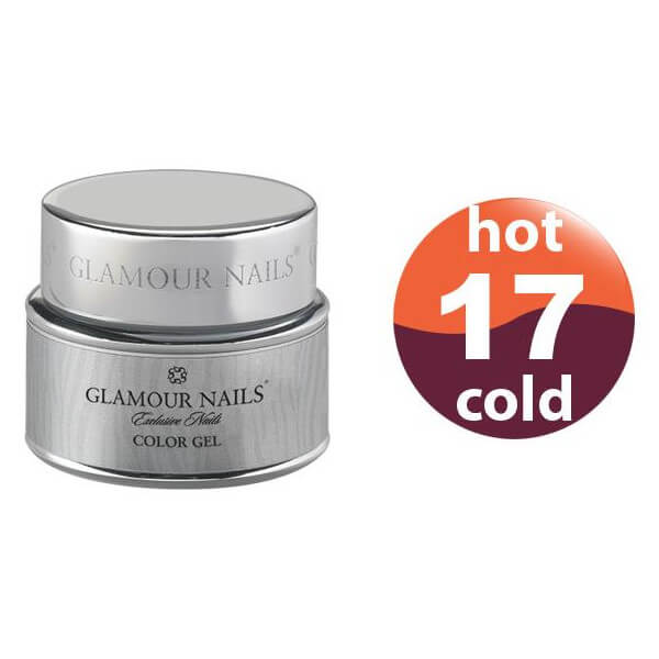 Gel de cor Glamour quente e frio 17 5ML Gel de cor Glamour quente e frio 17 5ML