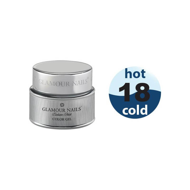Gel de cor Glamour quente e frio 18 5ML