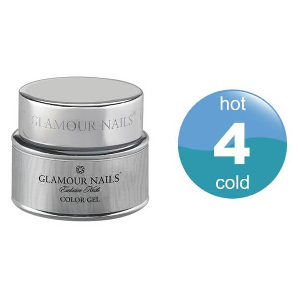 Gel de cor glamour quente e frio 4 5ML Gel de cor glamour quente e frio 4 5ML