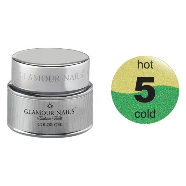 Gel colorato Glamour caldo e freddo 5 5ML