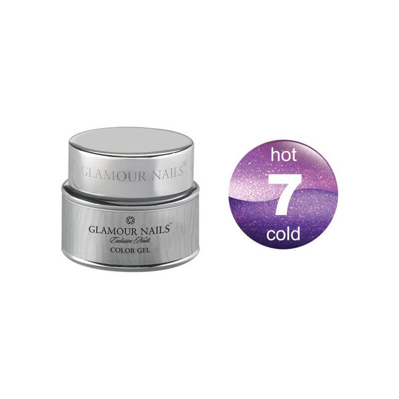 Gel de cor Glamour quente e frio 7 5ML