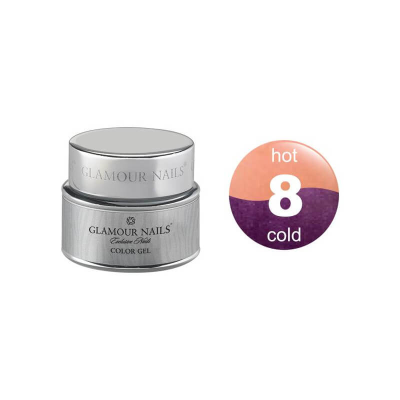 Gel de cor glamour quente e frio 8 5ML