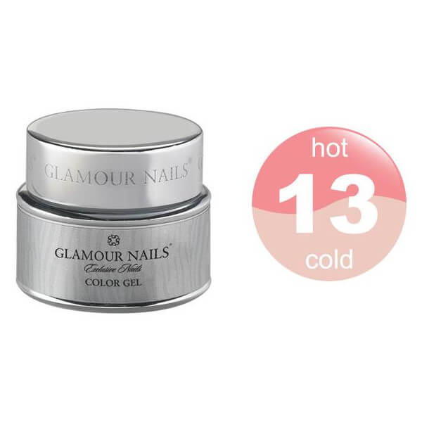 Gel de cor Glamour quente e frio 13 5ML Gel de cor Glamour quente e frio 13 5ML