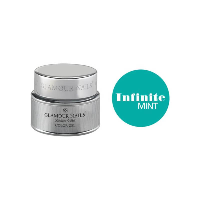 Gel colorato per unghie Glamour Mint Infinite da 5 ml