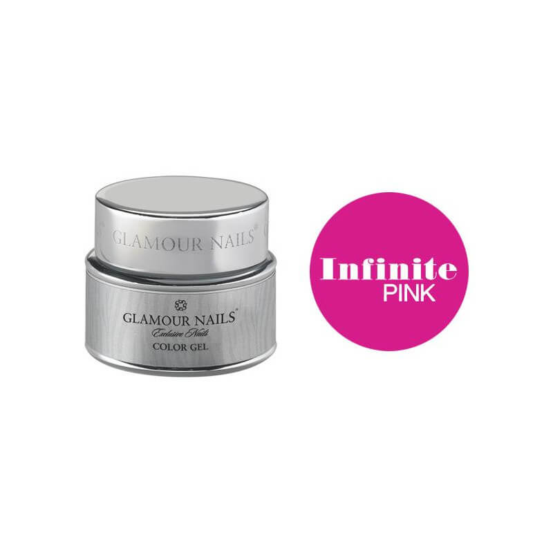 Gel de cor Glamour rosa infinito 5ML.