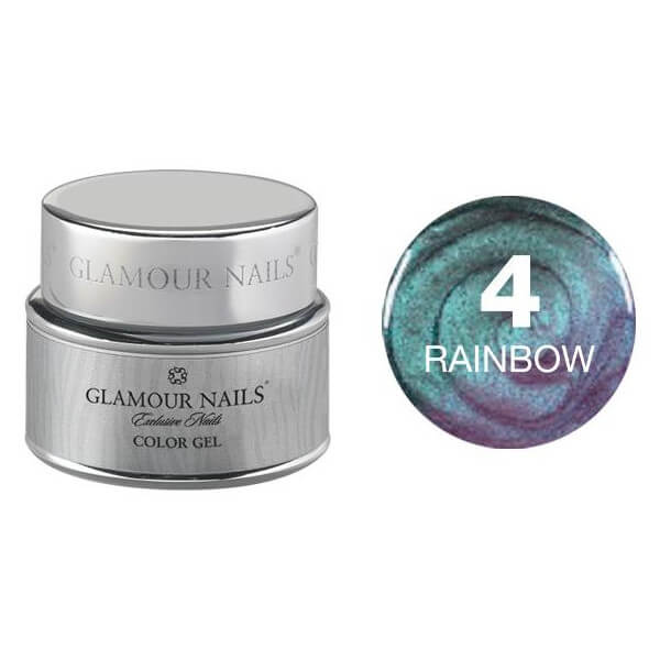 Gel de color Glamour arcoíris 4 5ML