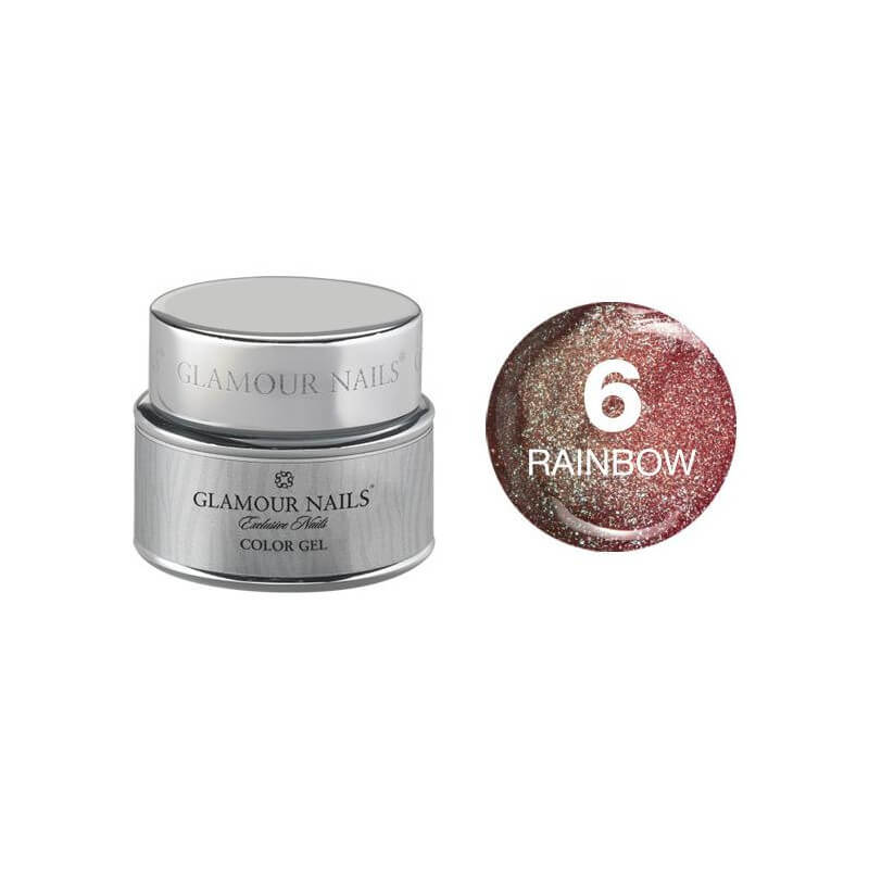 Glamour kleurgel regenboog 6 5ML