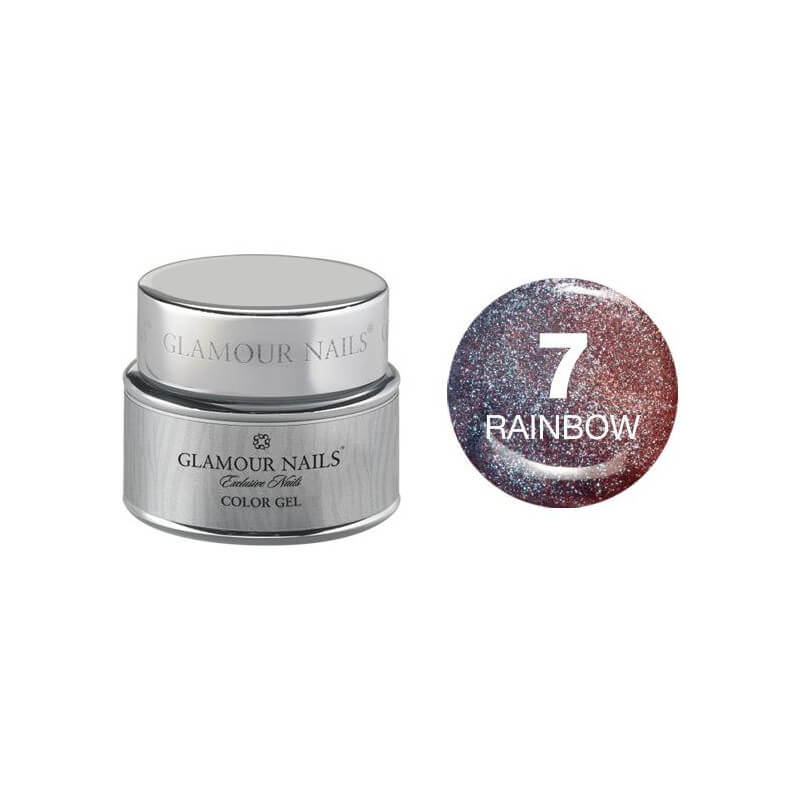 Glamour color gel rainbow 7 5ML