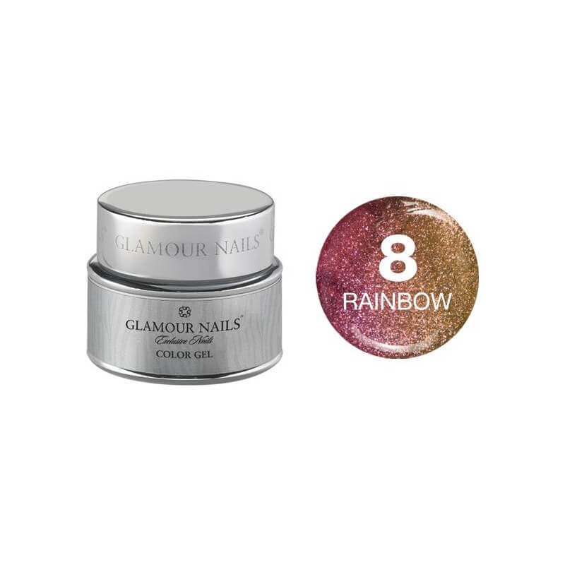 Glamour kleurgel regenboog 8 5ML