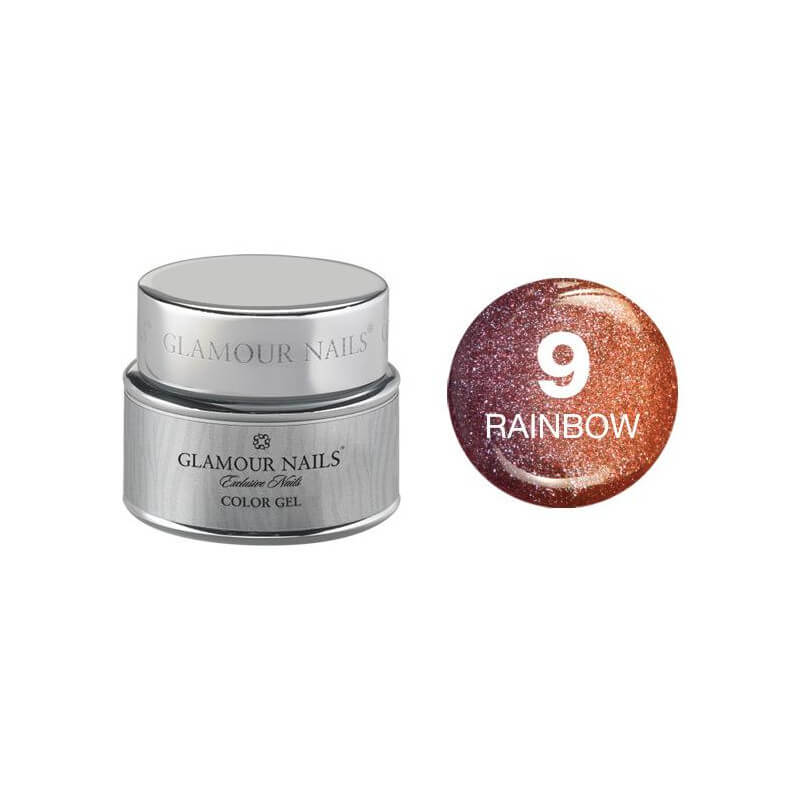 Glamour color gel rainbow 9 5ML