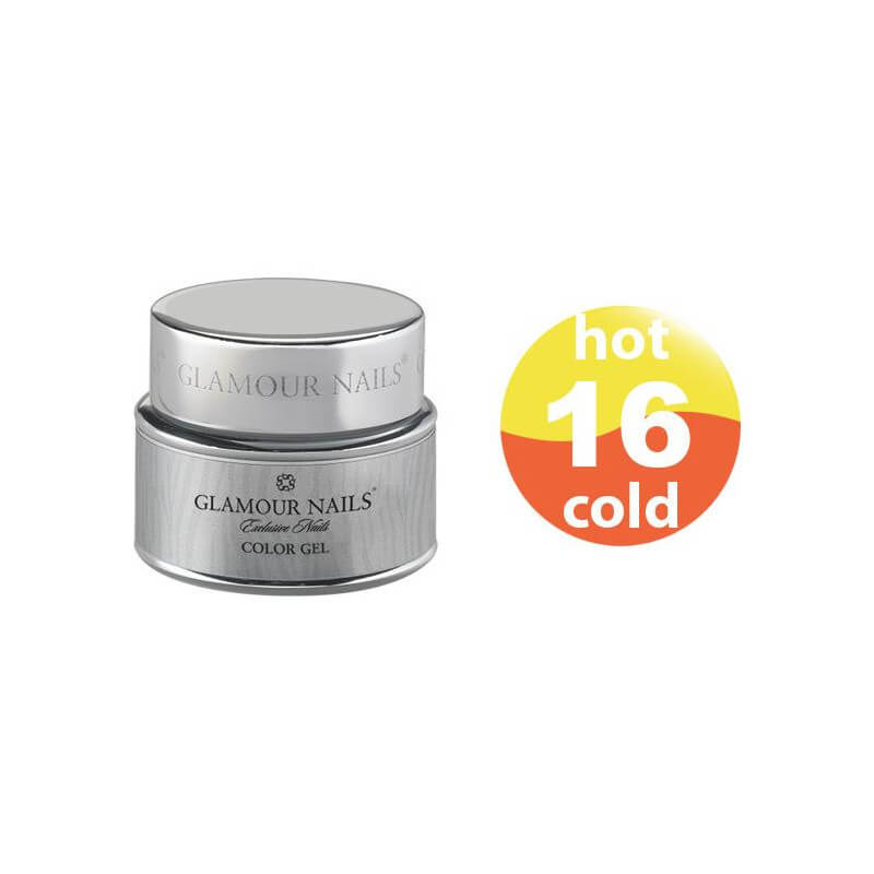 Gel de cor glamour quente e frio 16 5ML