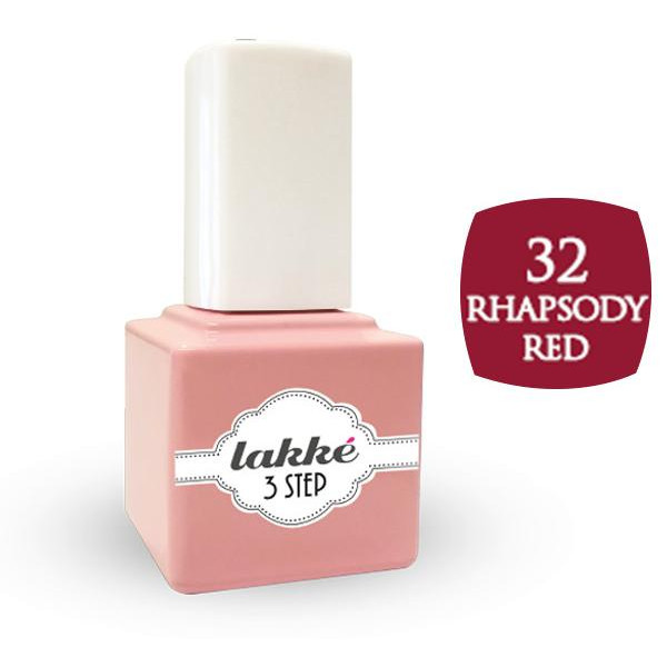Semi-permanent nail polish 32 Lakke' 3-step 7ML