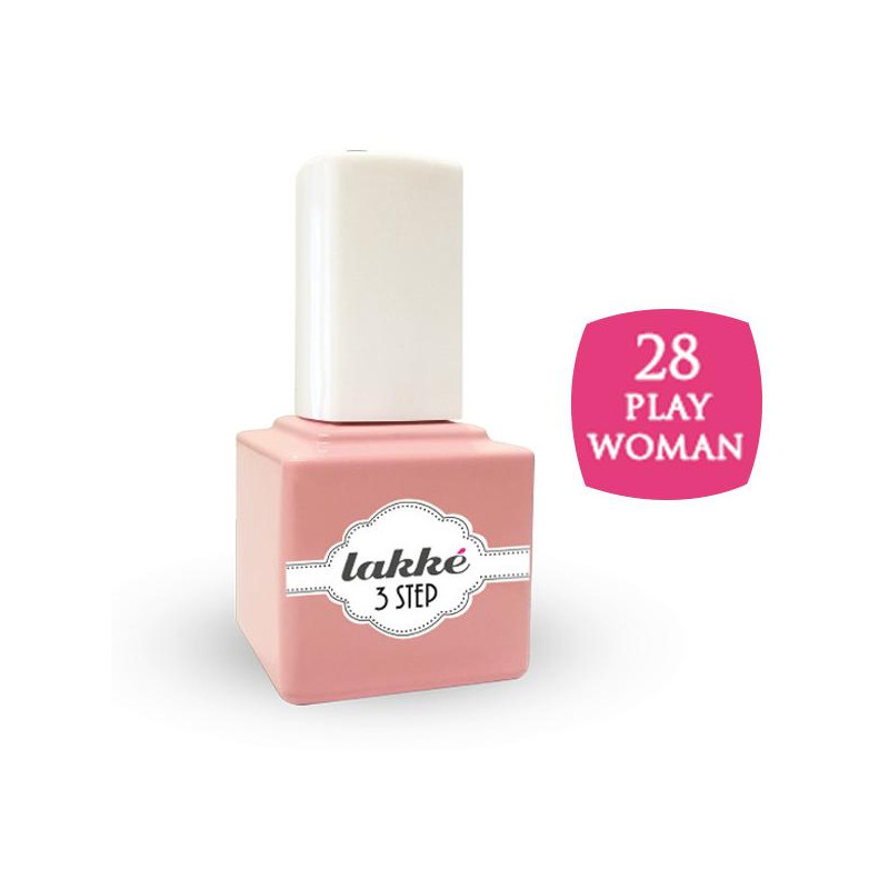 Semi-permanent nail polish 28 Lakke' 3-step 7ML